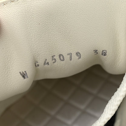 Chanel Calfskin CC Womens Sneakers 38 White 9 of 10