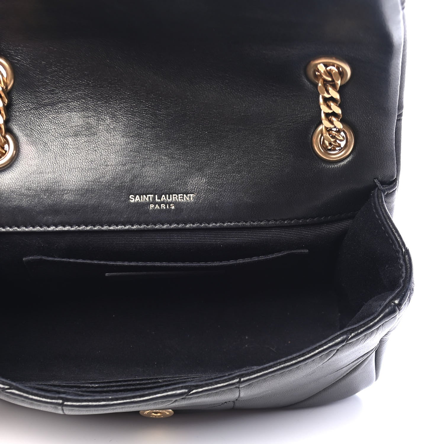 Saint Laurent Lambskin Patchwork Monogram Small Jamie Black 5 of 10