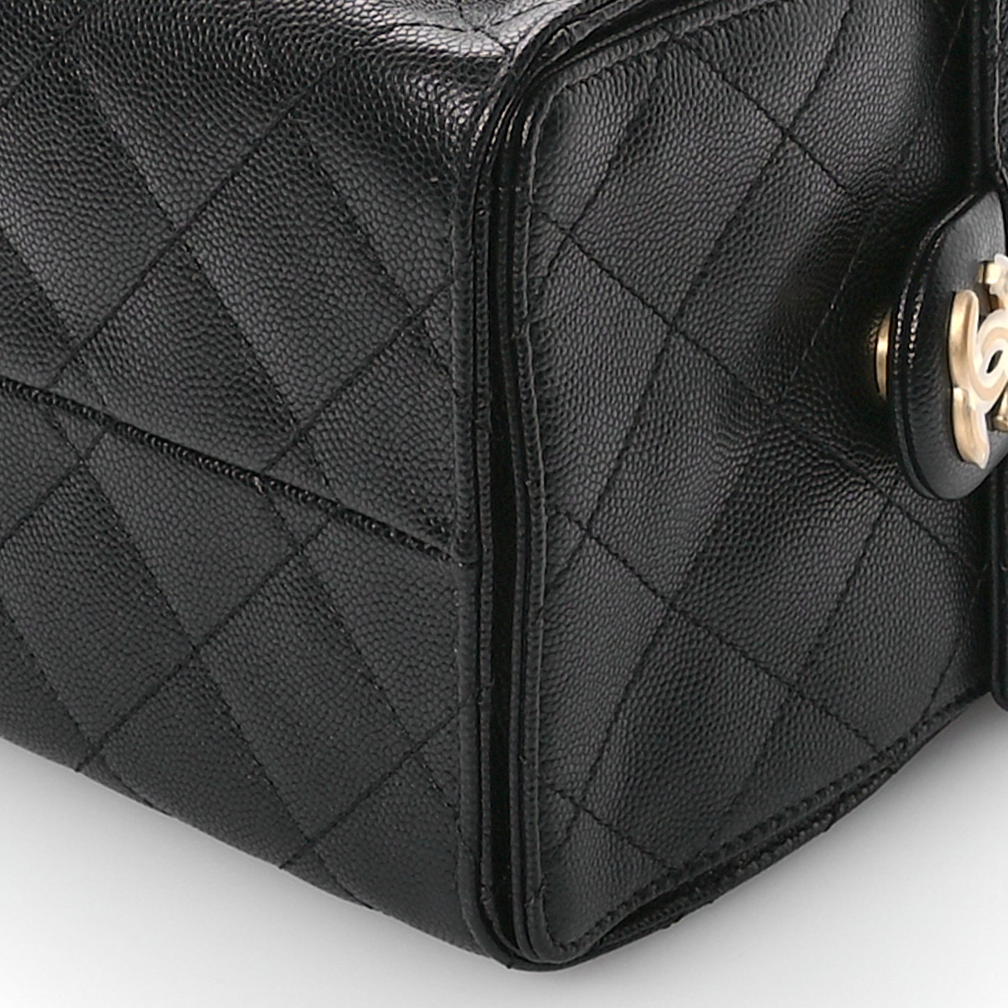 Caviar Quilted Small Chanel 25 Handbag Black