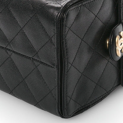 Chanel Caviar Quilted Small Chanel 25 Handbag Black 10 of 11