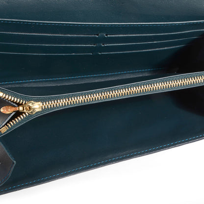 Louis Vuitton Vernis Sarah Wallet Blue Nuit 5 of 7