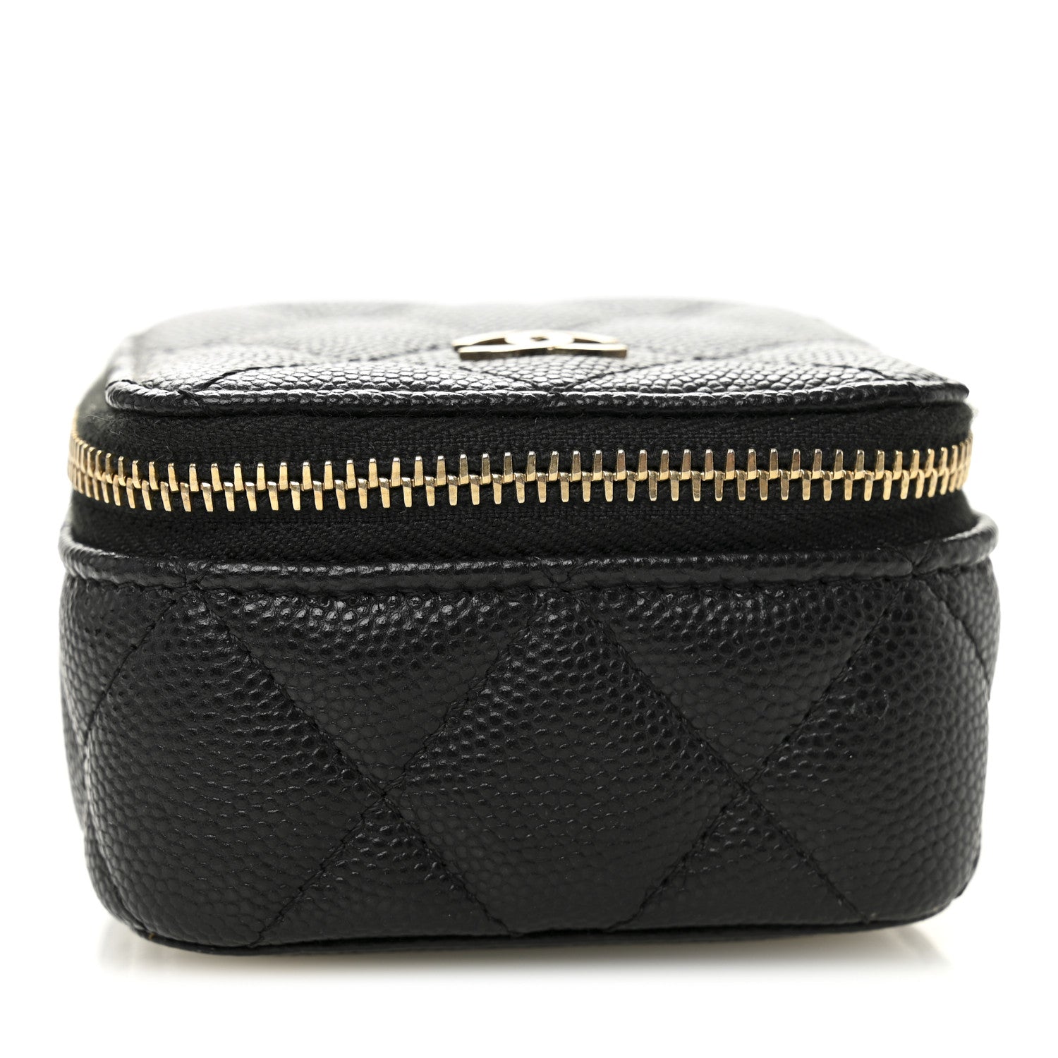 Chanel Caviar Quilted Jewelry Travel Case Black 1 of 7