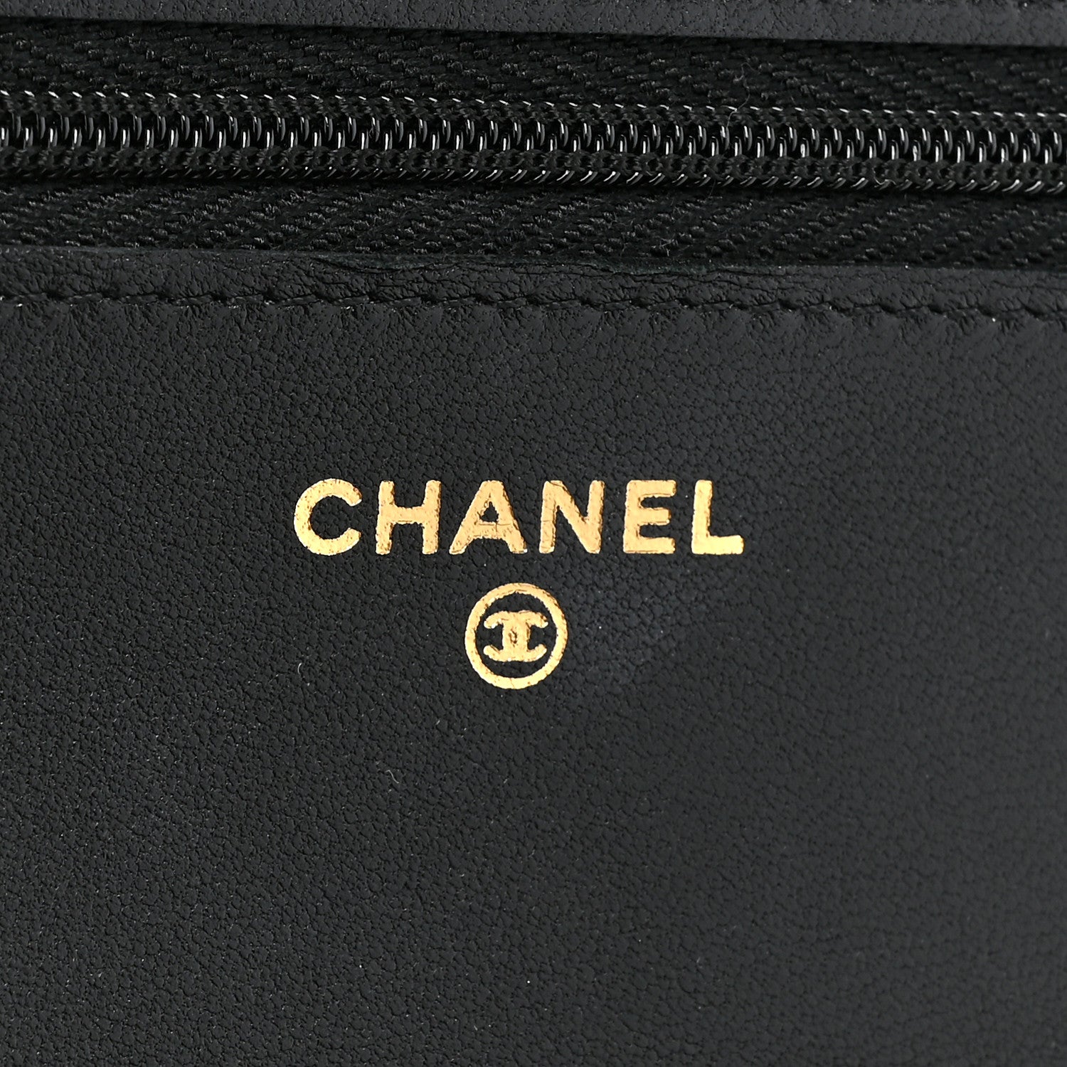 Chanel Lambskin Quilted Wallet On Chain WOC Black 7 of 16