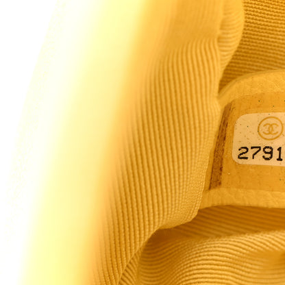 Chanel Caviar Chevron Quilted Small Boy Flap Yellow 7 of 10