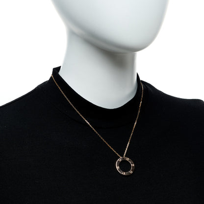 Cartier 18K Pink Gold LOVE Pendant Necklace 2 of 6