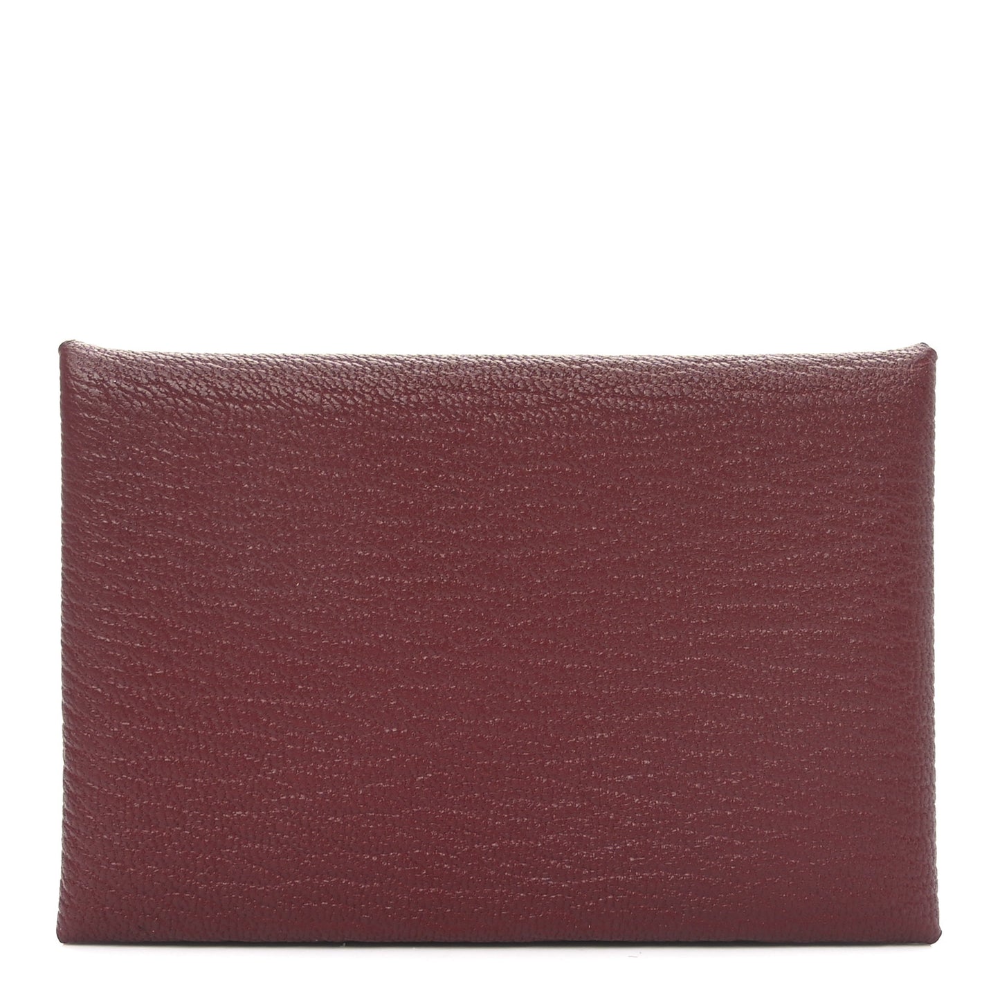 Chevre Mysore Calvi Card Case Rouge H