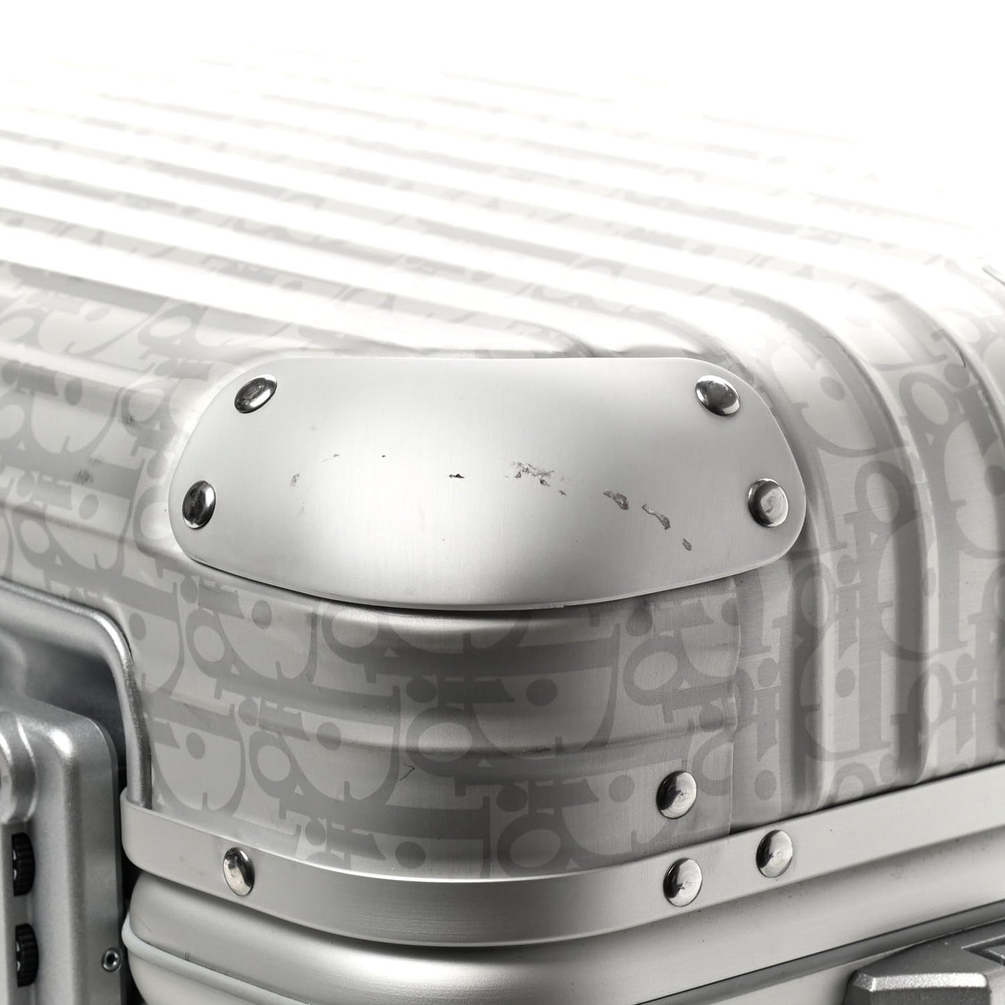 X RIMOWA Aluminum Gradient Cabin Luggage Silver
