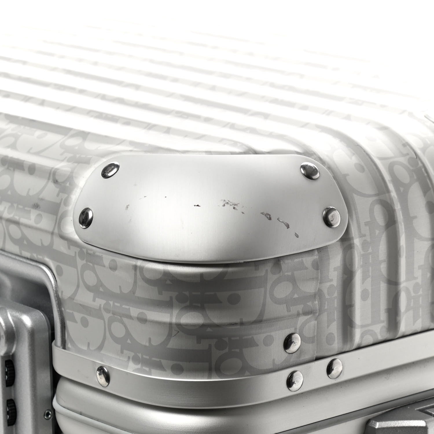 Christian Dior X RIMOWA Aluminum Gradient Cabin Luggage Silver 13 of 13
