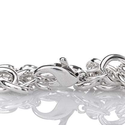 Tiffany Sterling Silver Heart Tag Charm Bracelet 4 of 5