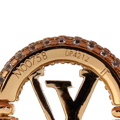 Louis Vuitton Metal Crystal Louise By Night Bracelet Gold 5 of 5
