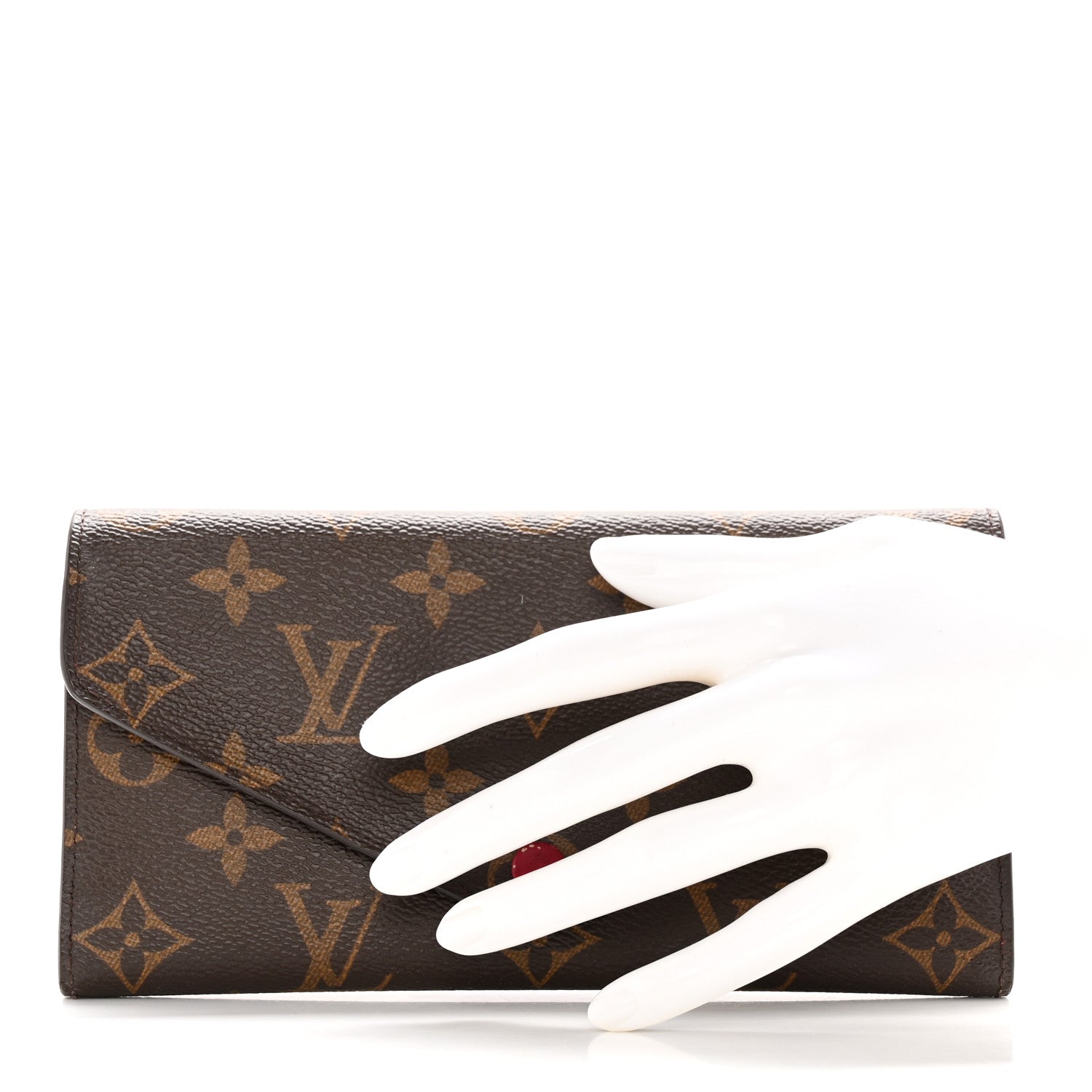 Louis Vuitton Monogram Sarah Wallet NM Fuchsia 2 of 19