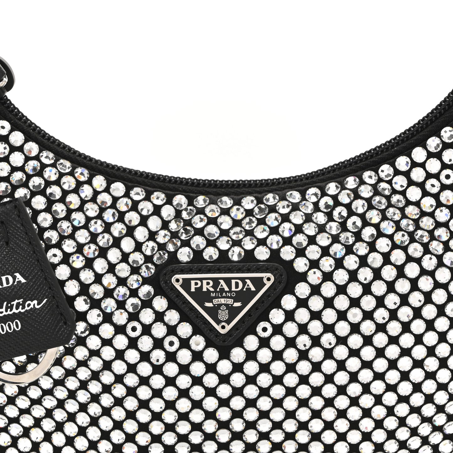 Satin Crystal Mini Re-Edition 2000 Bag Cristal