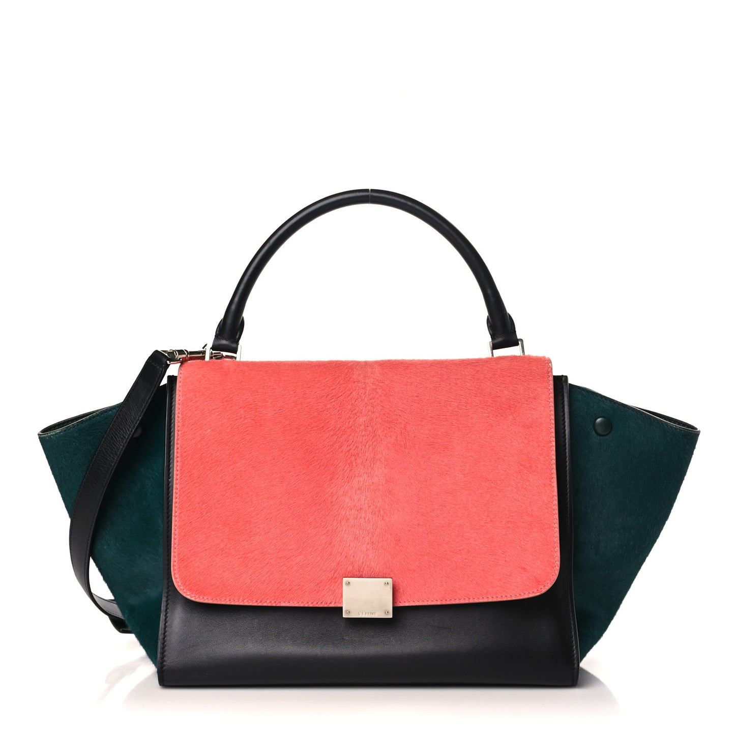 Shaded Pony Hair Calfskin Medium Trapeze Pink
