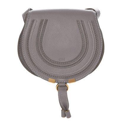 Chloe Calfskin Mini Marcie Round Crossbody Bag Cashmere Grey 1 of 7