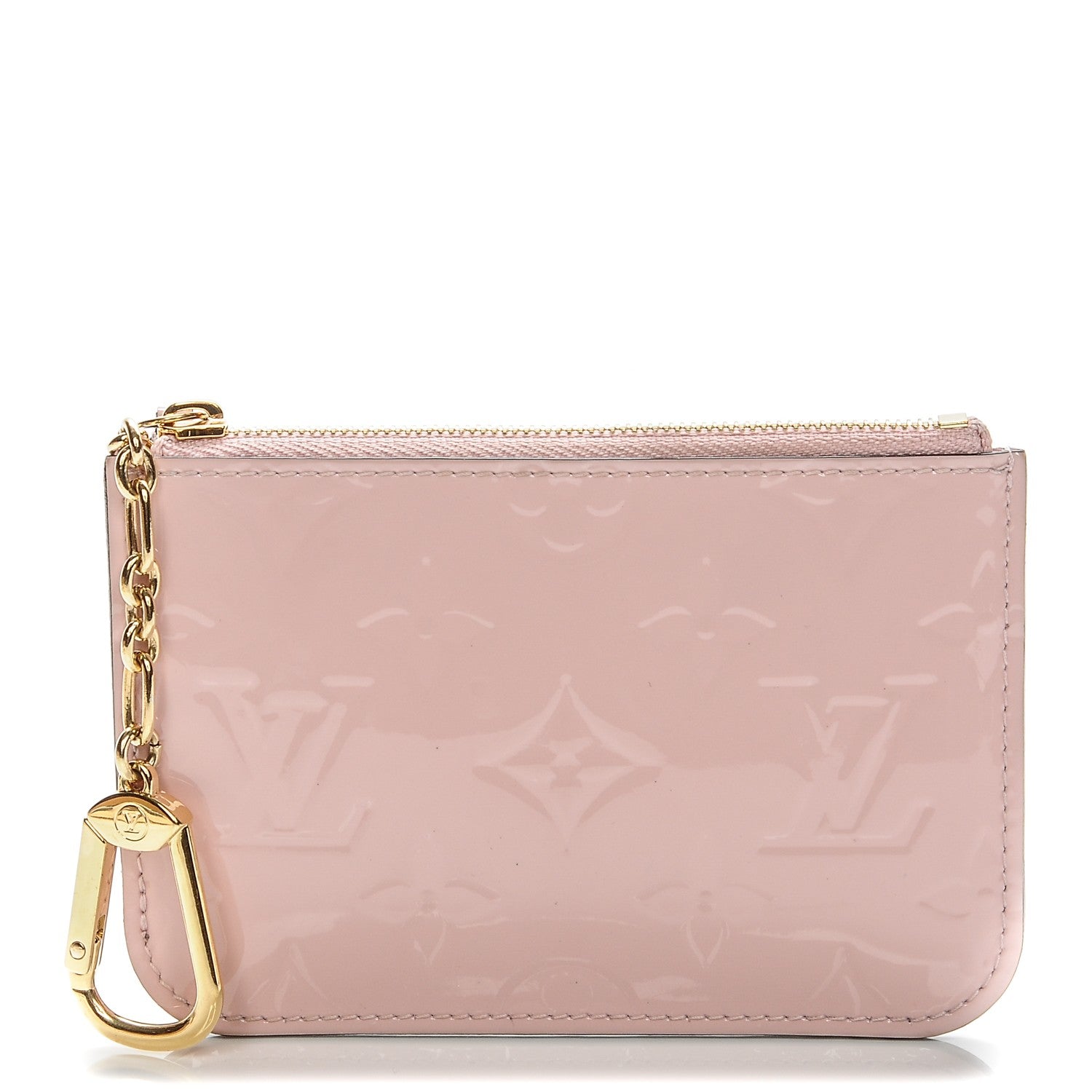 Louis Vuitton Vernis Key Pouch Rose Ballerine 1 of 6