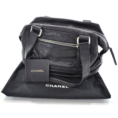 Chanel Leather Essential Bowler Black 3 of 9