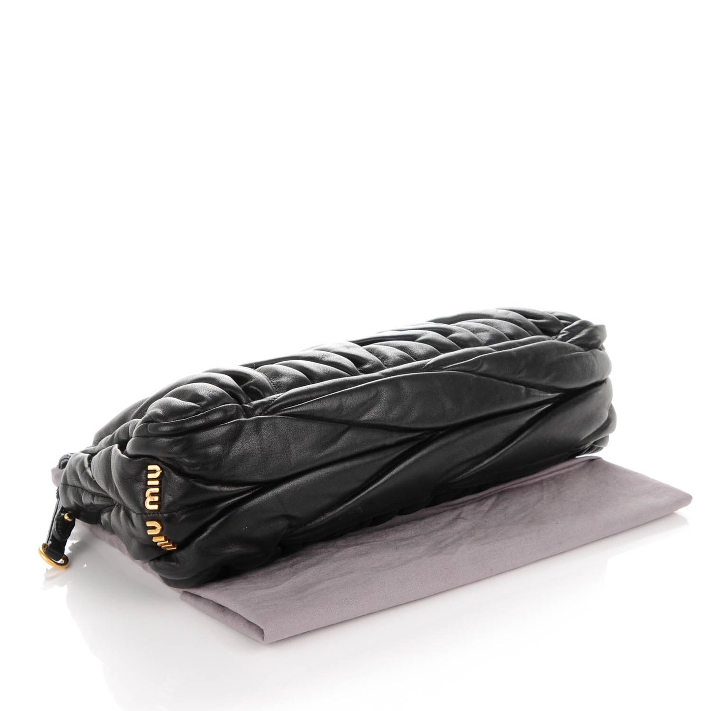 Nappa Matelasse Clutch Black