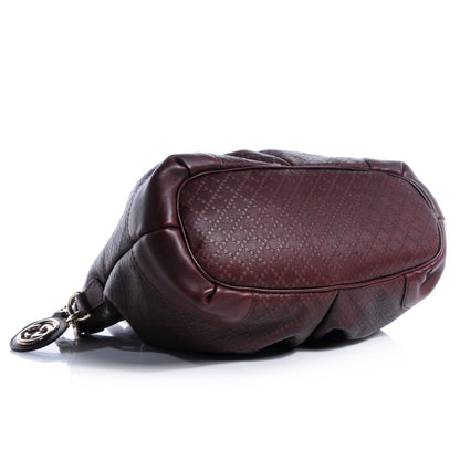 Gucci Leather Diamante Medium Unicef Sukey Top Handle Bag Chocolate 4 of 7