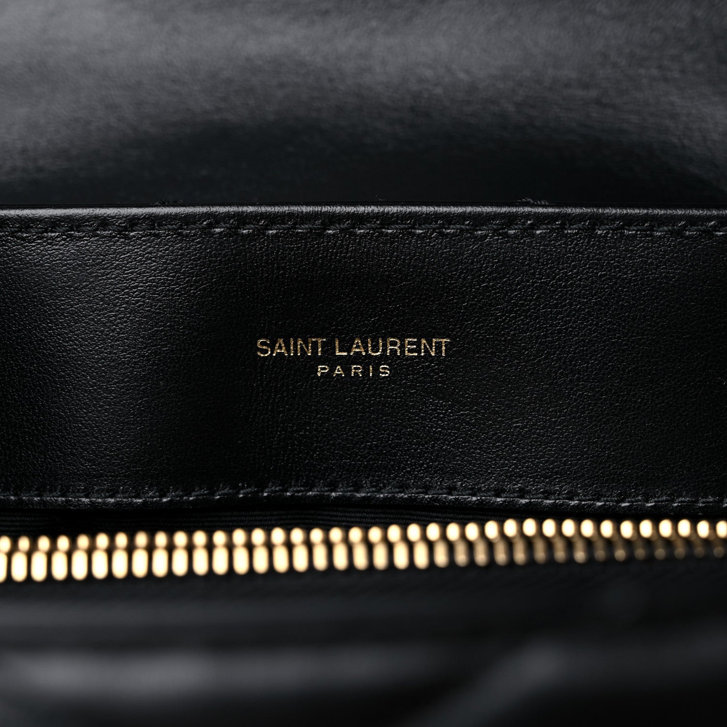 Saint Laurent Calfskin Y Quilted Monogram Medium Loulou Chain Satchel Black 7 of 11