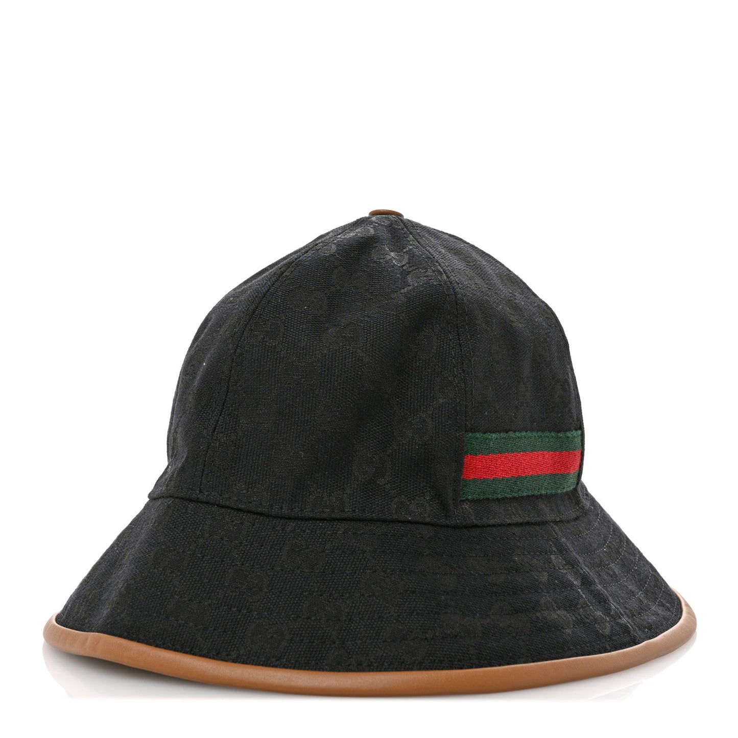 Monogram Web Bucket Hat M Black
