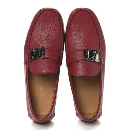 Louis Vuitton Calfskin Racetrack Moccasin Loafers 10 Rouge 2 of 8