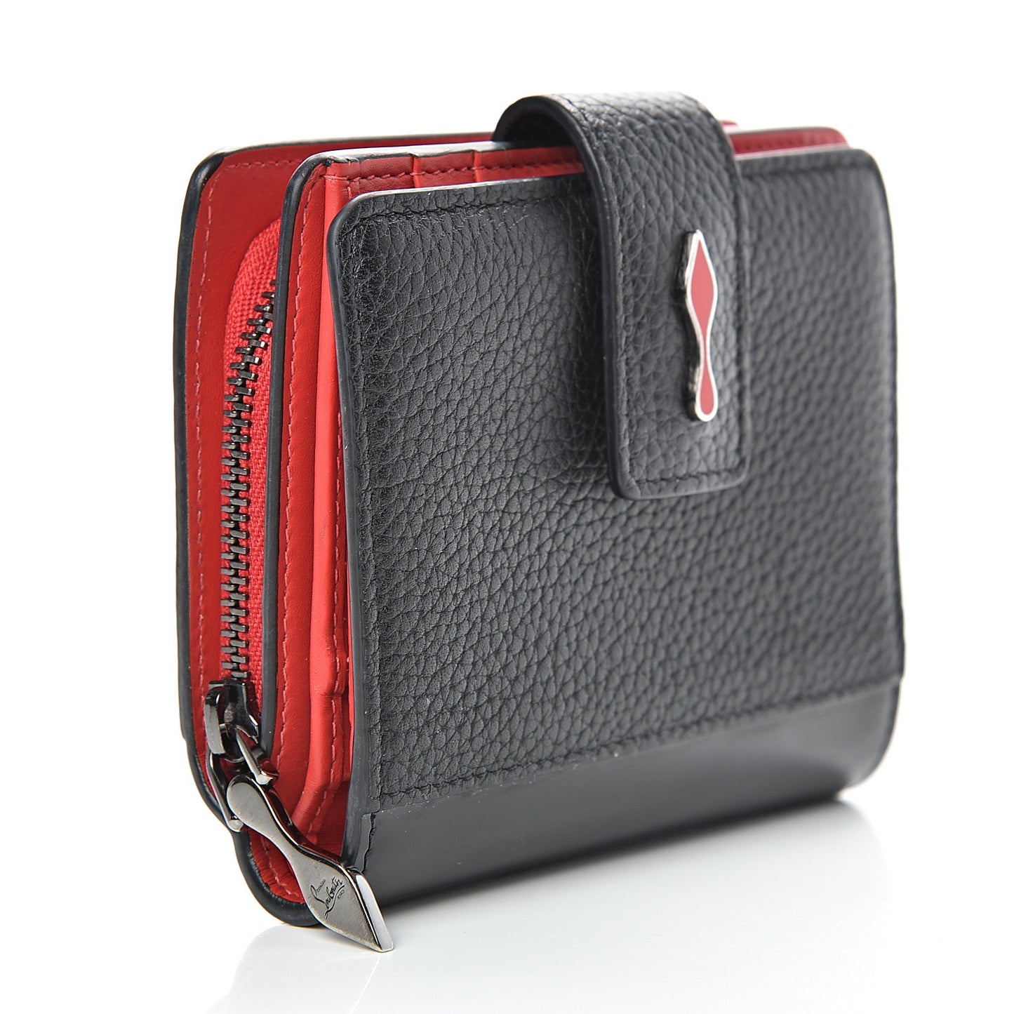 Calfskin Mini Paloma Wallet Black