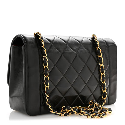 Chanel Lambskin Quilted Medium Single Flap Black 2 of 16