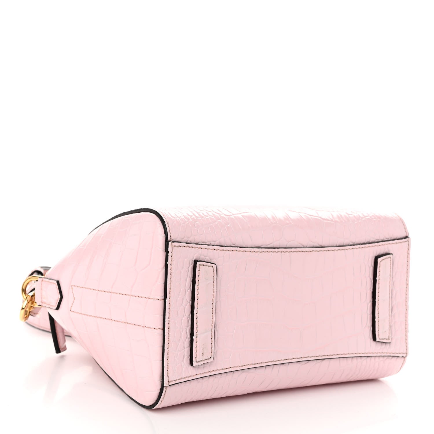 Givenchy Calfskin Crocodile Embossed Mini Antigona Pink 4 of 10