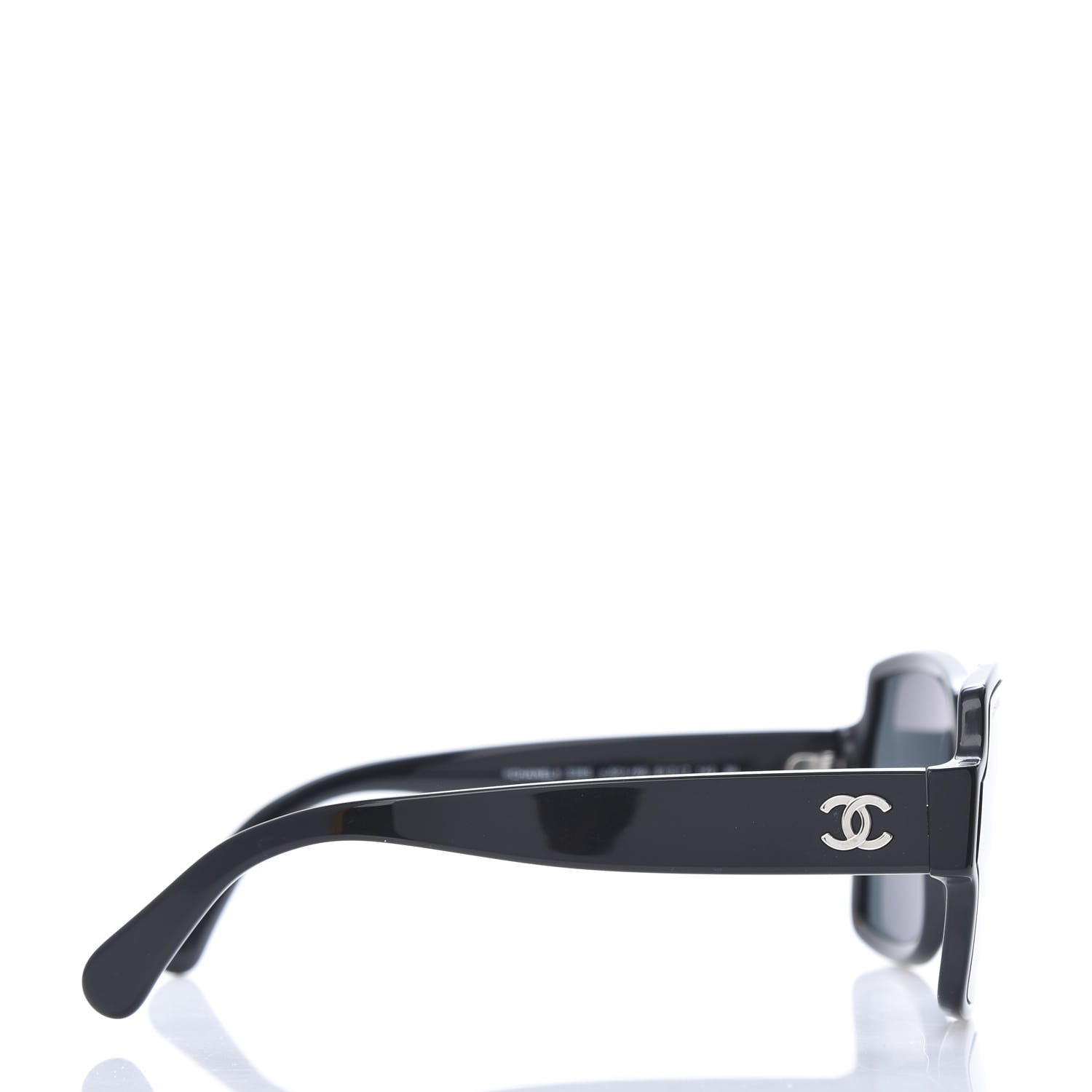 Chanel Acetate Square CC Sunglasses 5385 Black 3 of 8
