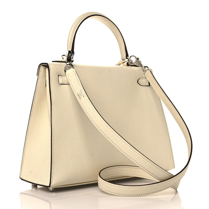 Hermes Epsom Kelly Sellier 25 Nata 3 of 9
