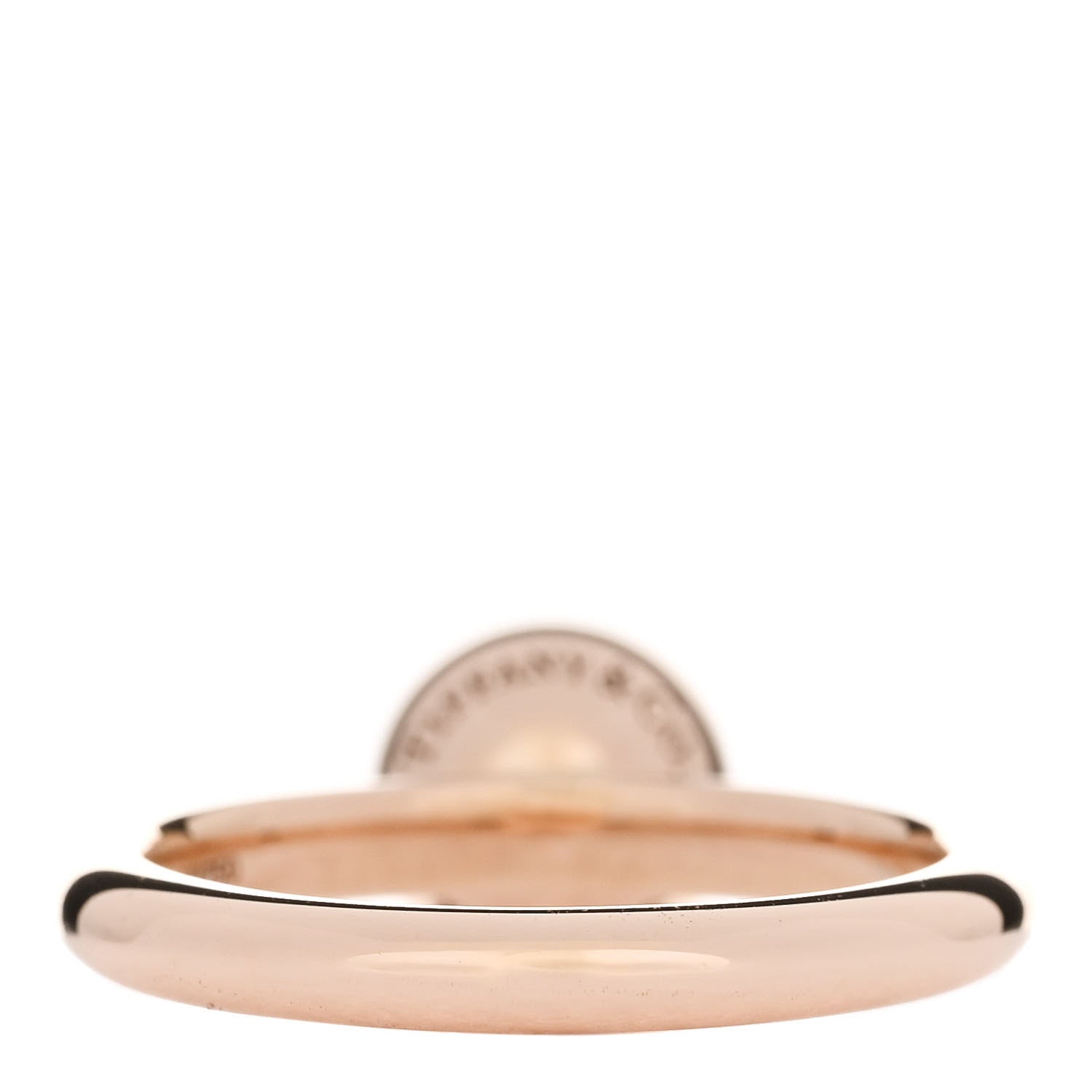 Tiffany 18K Rose Gold 8mm HardWear Ball Ring 49 5 4 of 7