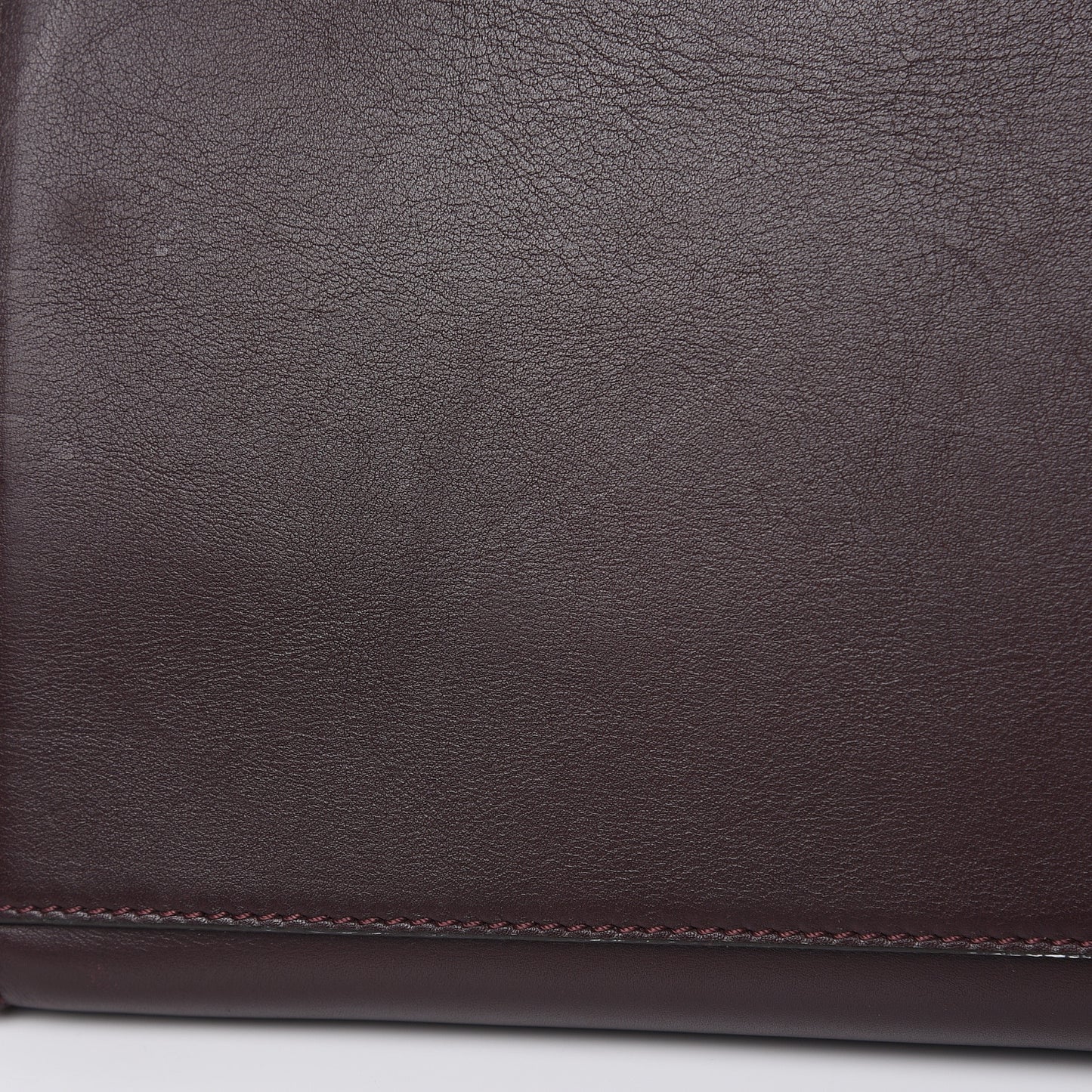 Calfskin Suede Large Tri-Color Trapeze Dark Grey