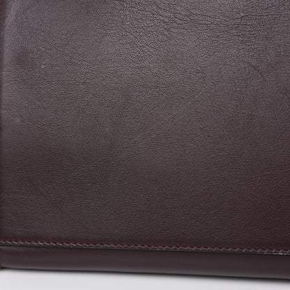 Celine Calfskin Suede Large Tri-Color Trapeze Dark Grey 12 of 17