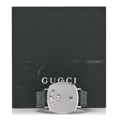 Gucci Stainless Steel Calfskin 35mm Grip Quartz Watch Green 5 of 5