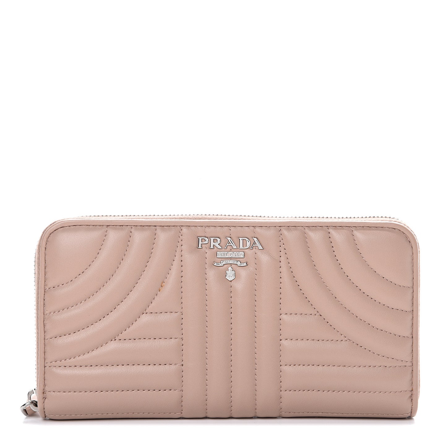 Soft Calfskin Diagramme Zip Around Wallet Cipria