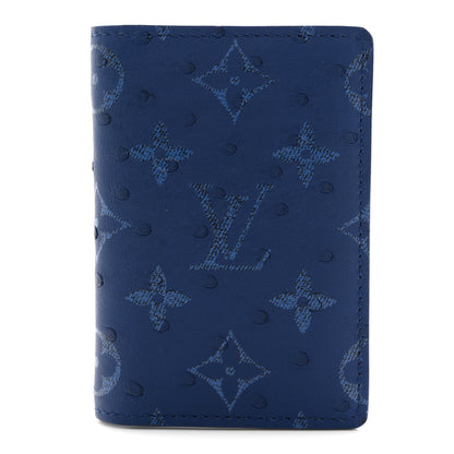 Louis Vuitton Ostrich Monogram Pocket Organizer NM 1 of 6