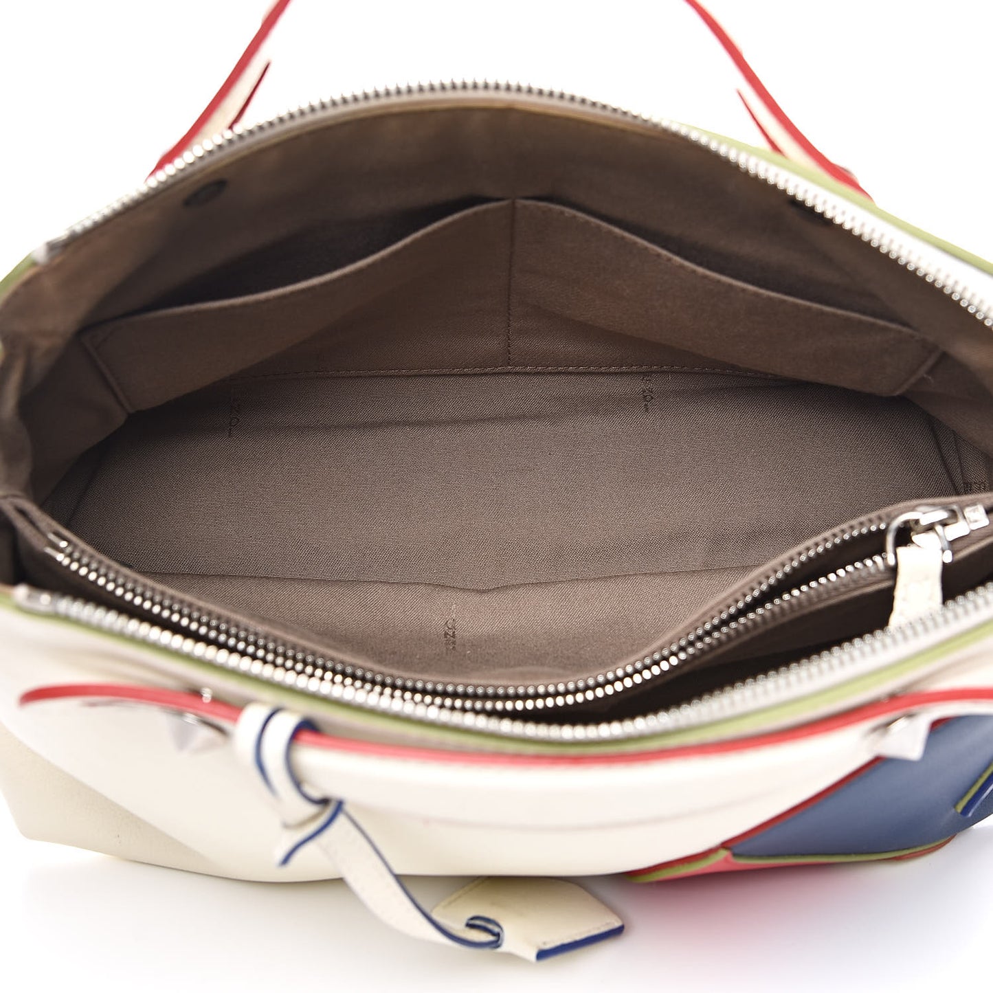 Vitello Dolce Marquetry Medium By The Way Boston Bag White Multicolor
