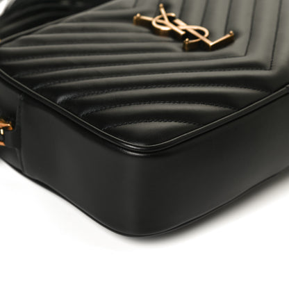 Saint Laurent Calfskin Matelasse Monogram Lou Camera Bag Black 12 of 12