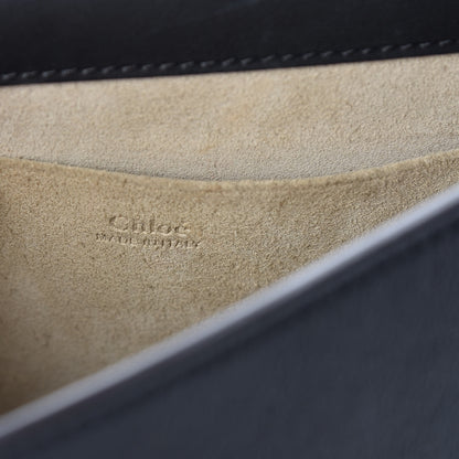 Chloe Calfskin Suede Medium Nile Bracelet Bag Black 7 of 10