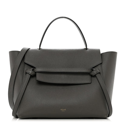 Celine Grained Calfskin Mini Belt Bag Grey 1 of 10