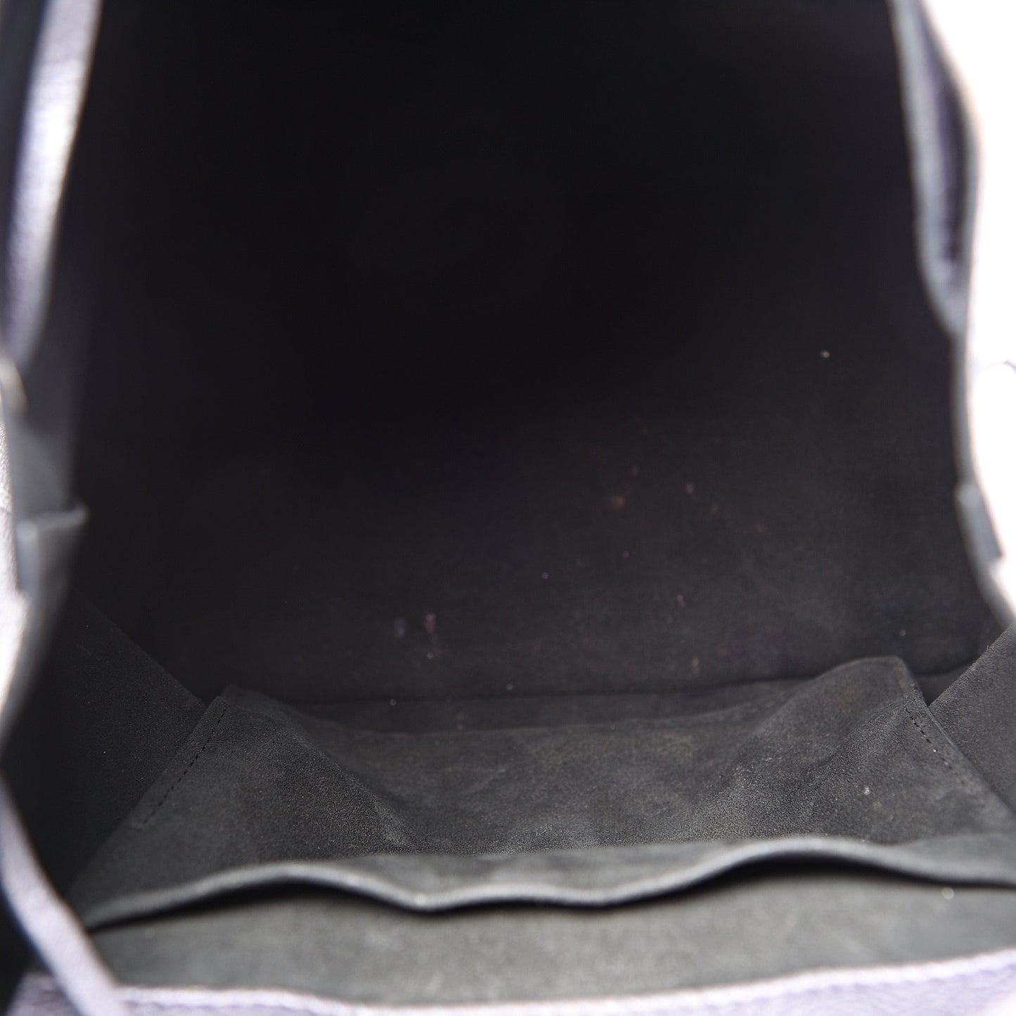 Calfskin Eyelet Lockme Backpack Black