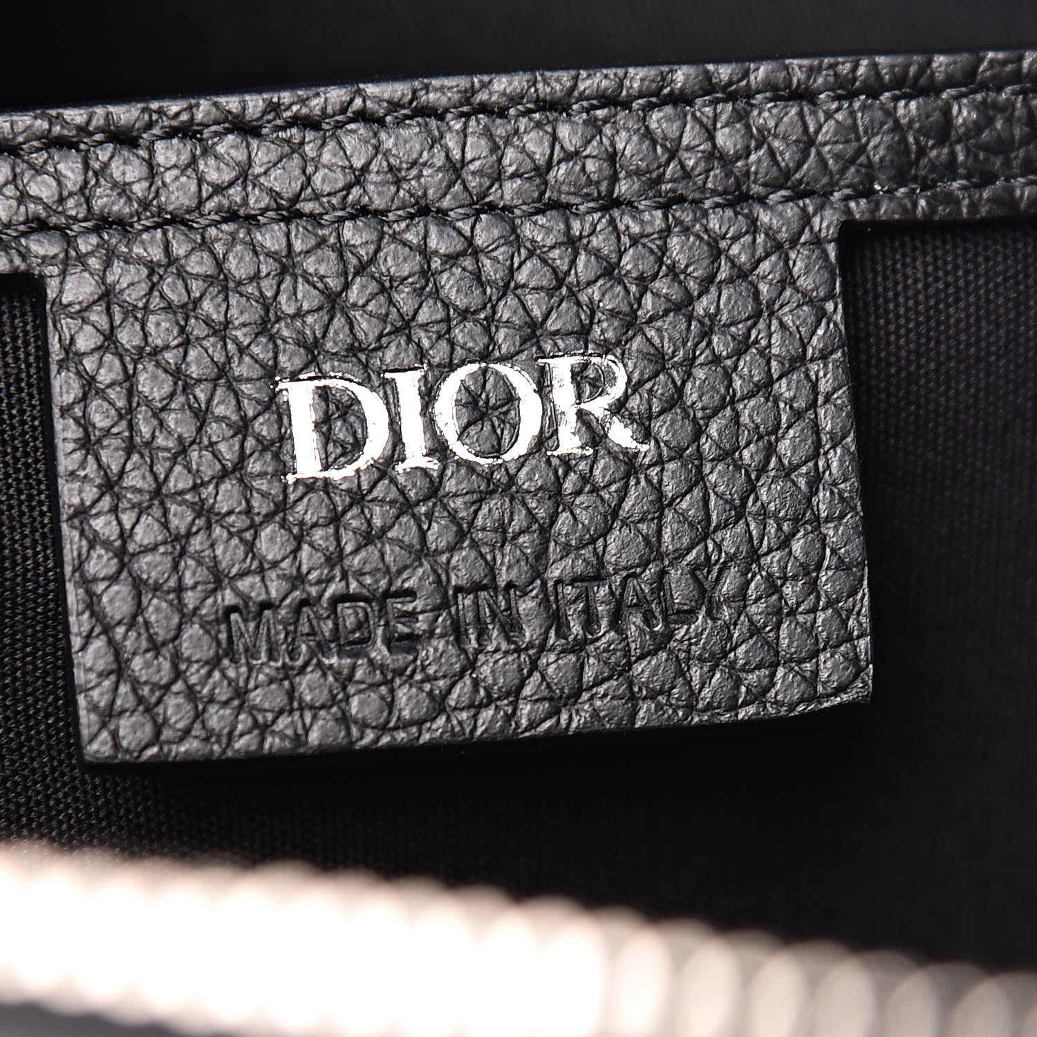 Christian Dior Grained Calfskin Safari Backpack Black 6 of 10