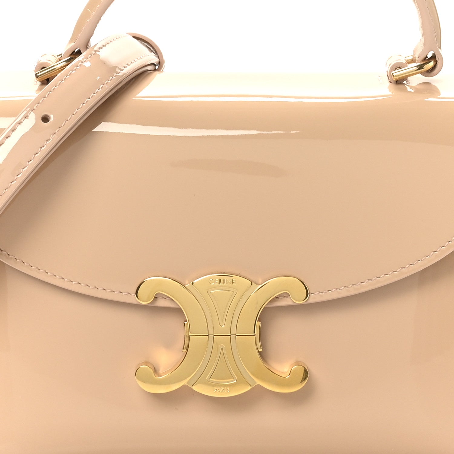 Celine Patent Calfskin Teen Nino Poudre 6 of 8
