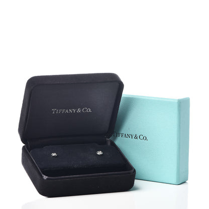 Tiffany Platinum Diamond .28ctw Elsa Peretti Diamonds By The Yard Earrings 4 of 4
