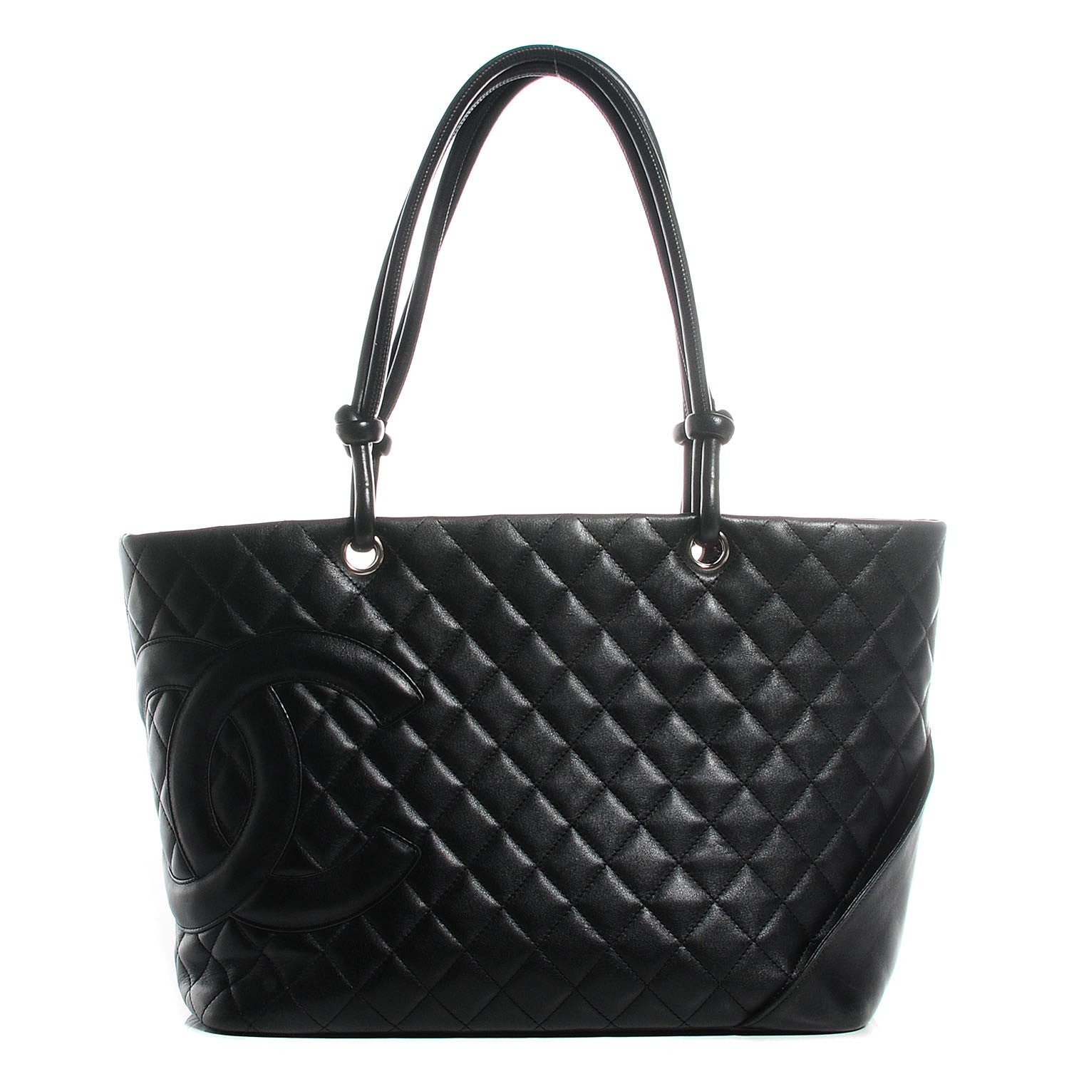 Chanel Calfskin Quilted Large Cambon Tote Black 1 of 7