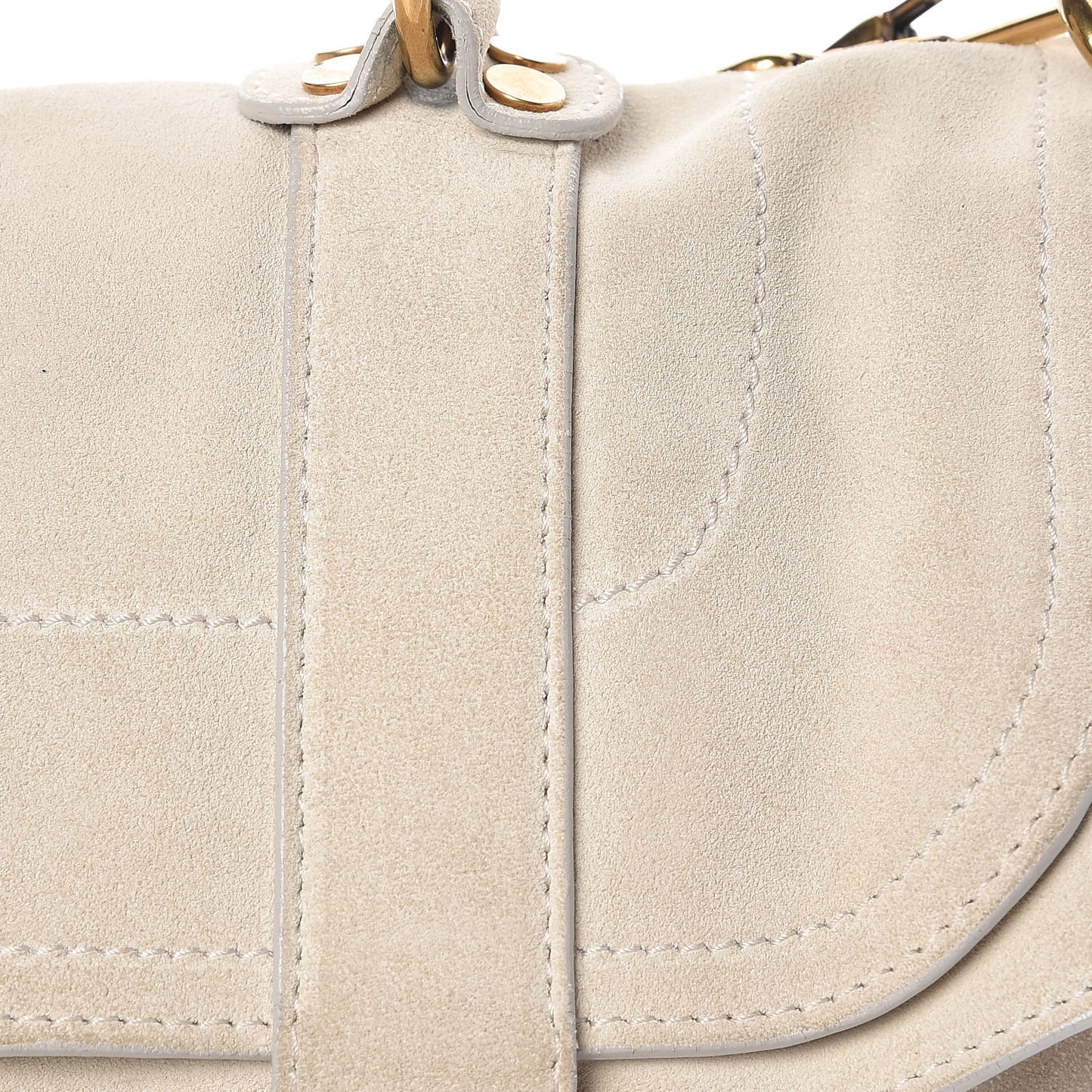 Suede PS1 Medium Satchel Ivory