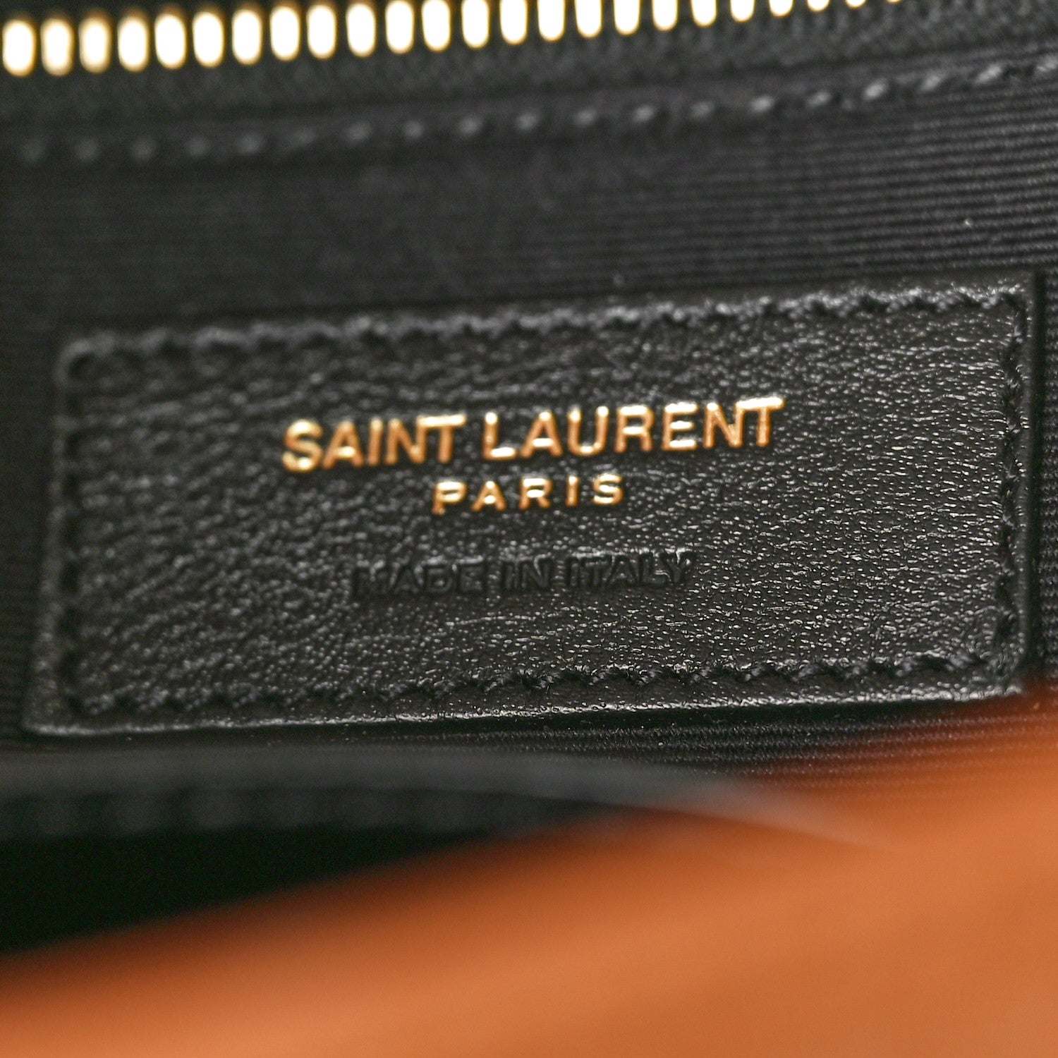 Saint Laurent Crinkled Calfskin Matelasse Monogram Medium Niki Chain Satchel Caramel 6 of 10