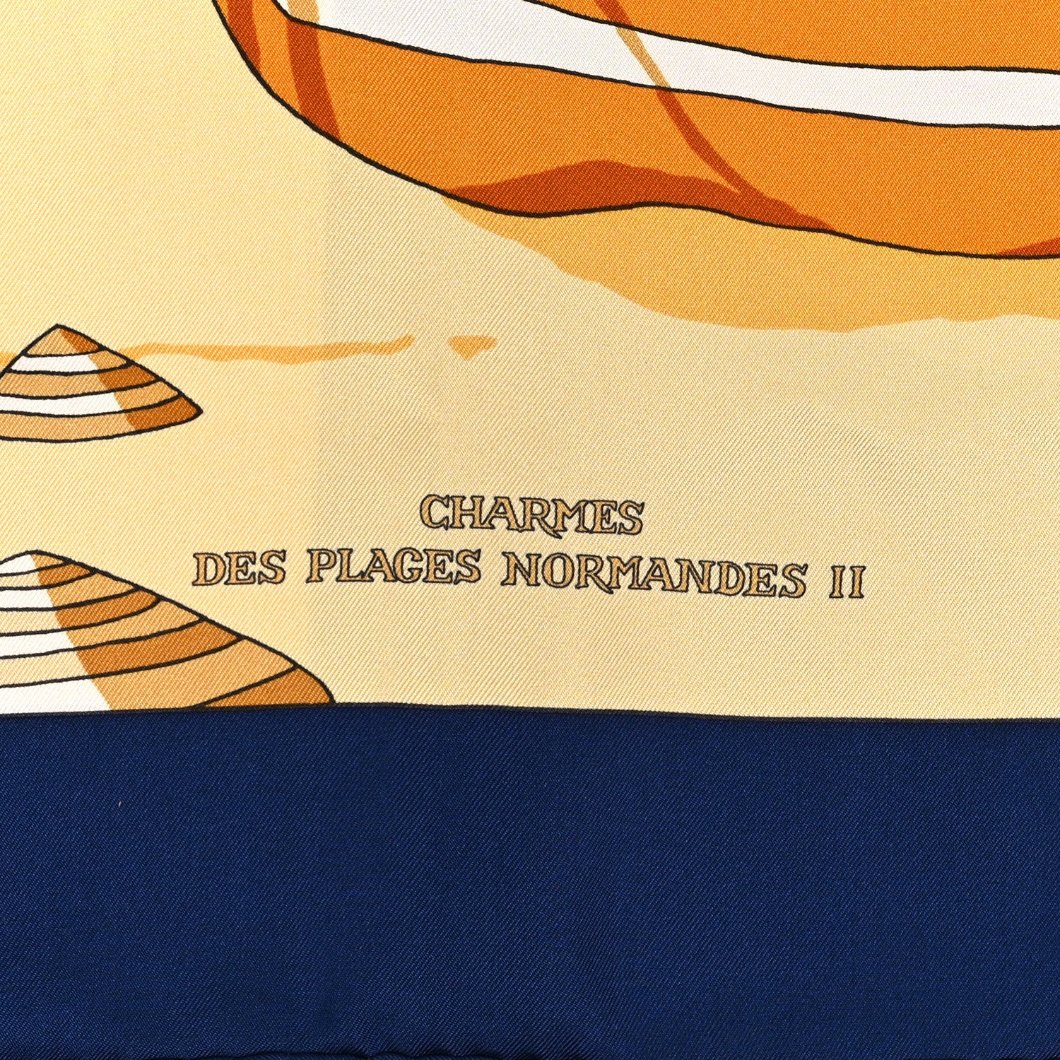 Hermes Silk Charmes Des Plages Normandes II Scarf 90 4 of 5