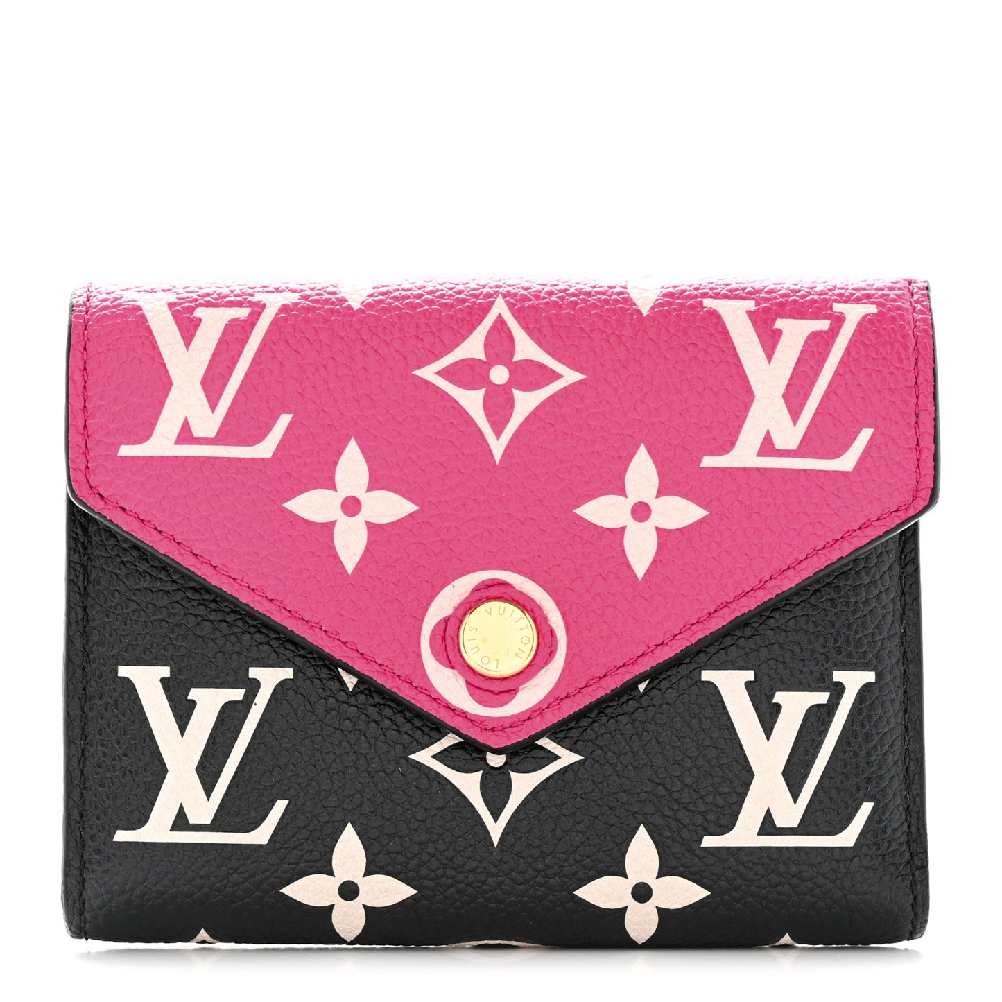 Empreinte Monogram Spring In The City Victorine Wallet Black White Pink