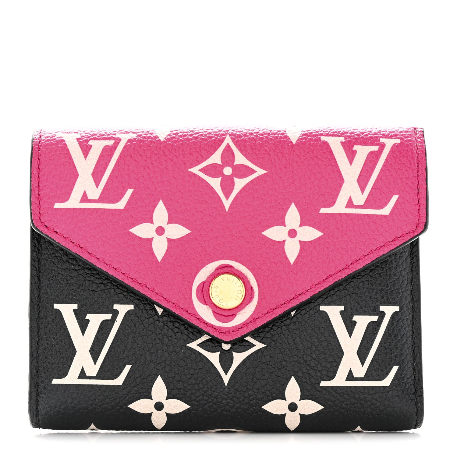 Louis Vuitton Empreinte Monogram Spring In The City Victorine Wallet Black White Pink 1 of 7